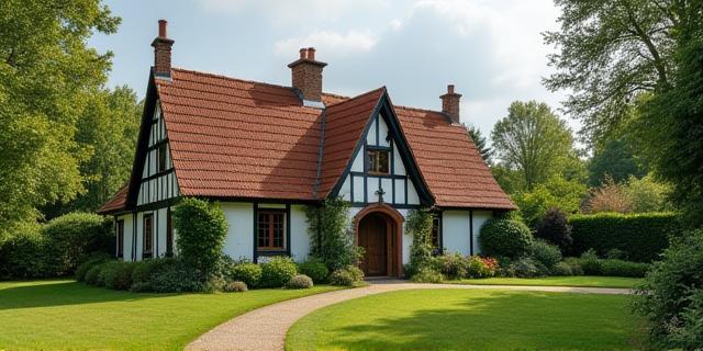 Charming rural cottage exterior